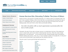 Tablet Screenshot of humanservicesedu.org